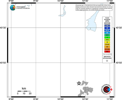 Mappa EMS - territori comuni