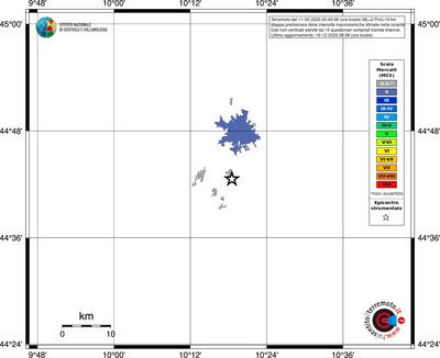 Mappa MCS - territori località