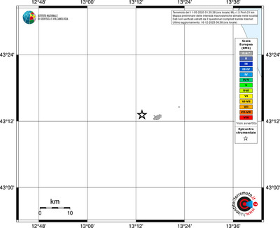 Mappa EMS - territori località