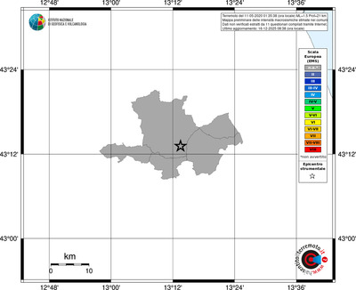 Mappa EMS - territori comuni