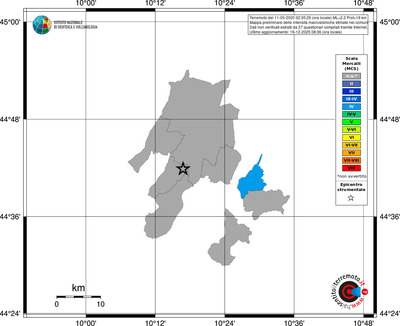 Mappa MCS - territori comuni