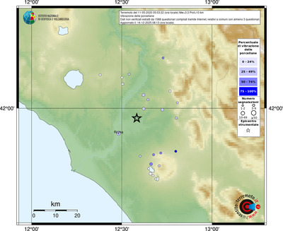 Mappa comuni con almeno 3 questionari