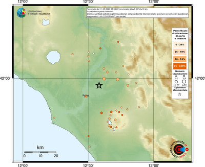 Mappa comuni con almeno 3 questionari