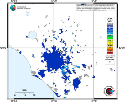 Mappa EMS - territori località