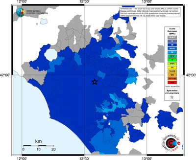 Mappa EMS - territori comuni