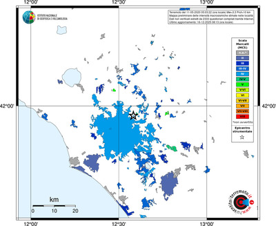 Mappa MCS - territori località