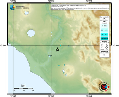 Mappa comuni con almeno 3 questionari