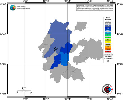 Mappa MCS - territori comuni