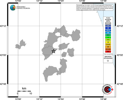 Mappa EMS - territori comuni