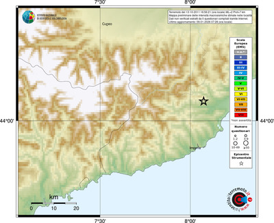 Mappa EMS - località
