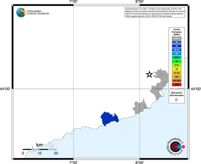 Mappa EMS - territori comuni