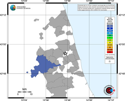 Mappa MCS - territori comuni