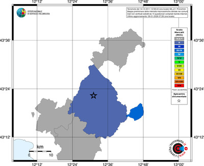 Mappa MCS - territori comuni