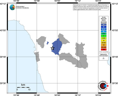 Mappa MCS - territori comuni