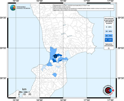 Mappa territorio comunale con almeno 3 questionari