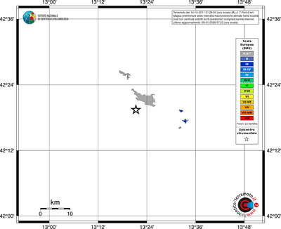 Mappa EMS - territori località