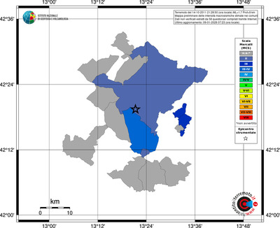 Mappa MCS - territori comuni