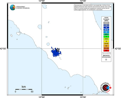 Mappa EMS - territori località