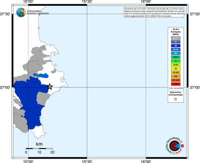 Mappa EMS - territori comuni