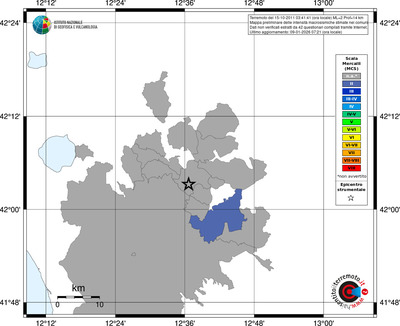 Mappa MCS - territori comuni
