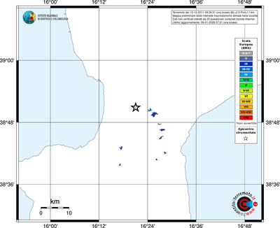 Mappa EMS - territori località
