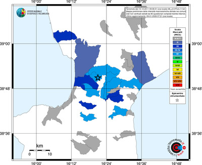 Mappa MCS - territori comuni
