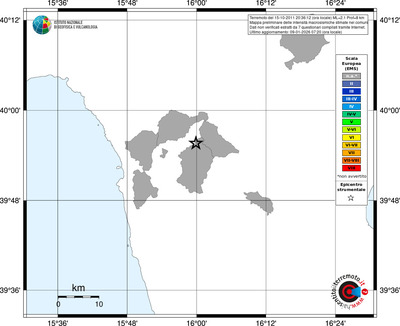 Mappa EMS - territori comuni