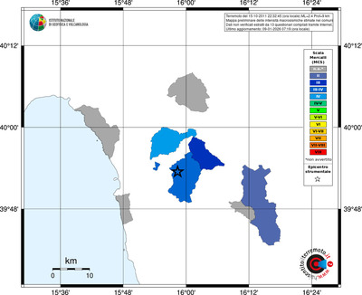 Mappa MCS - territori comuni