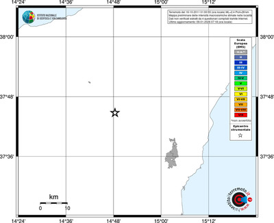 Mappa EMS - territori località
