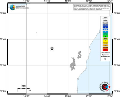 Mappa EMS - territori località