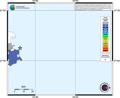 Mappa EMS - territori comuni