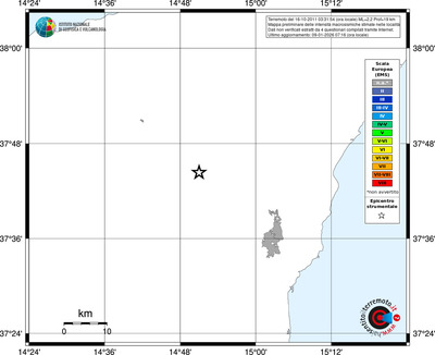 Mappa EMS - territori località