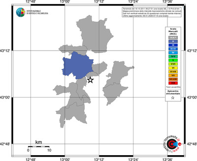 Mappa MCS - territori comuni