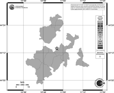 Mappa MCS - territori comuni