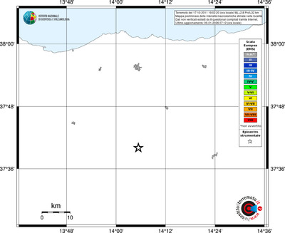 Mappa EMS - territori località