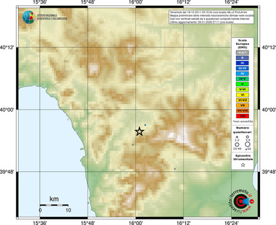 Mappa EMS - località