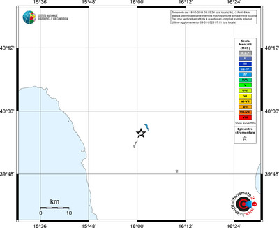Mappa MCS - territori località