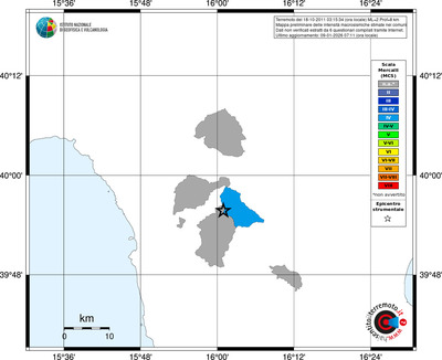 Mappa MCS - territori comuni