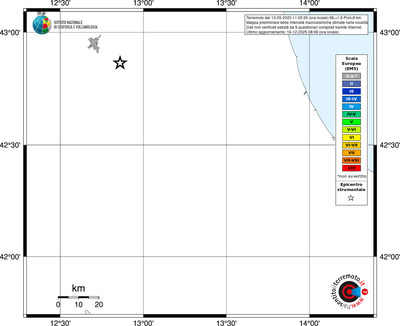 Mappa EMS - territori località