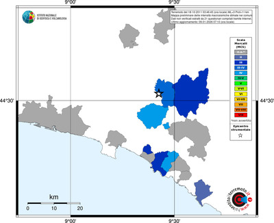 Mappa MCS - territori comuni
