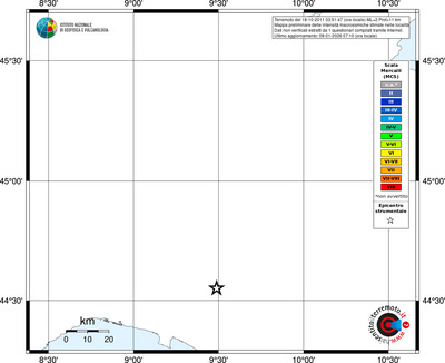 Mappa MCS - territori località