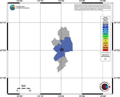 Mappa MCS - territori comuni