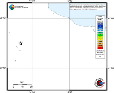 Mappa EMS - territori località