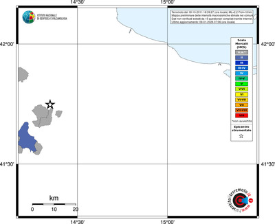Mappa MCS - territori comuni
