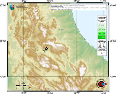 Mappa comuni con almeno 3 questionari