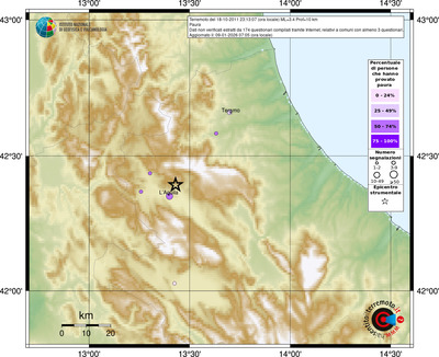 Mappa comuni con almeno 3 questionari