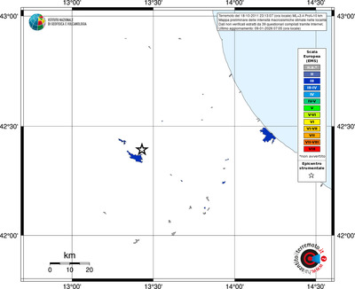 Mappa EMS - territori località