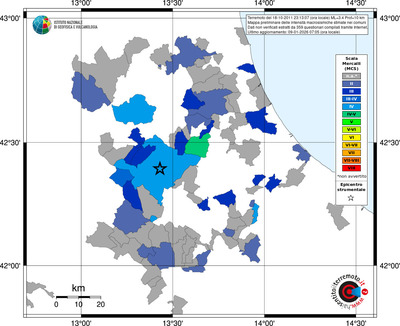 Mappa MCS - territori comuni