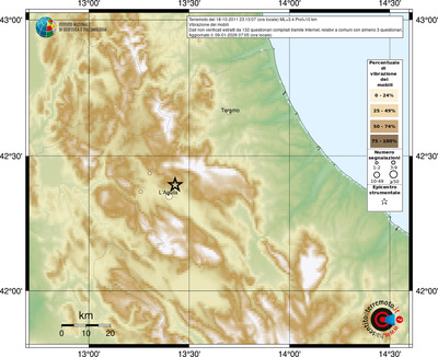 Mappa comuni con almeno 3 questionari