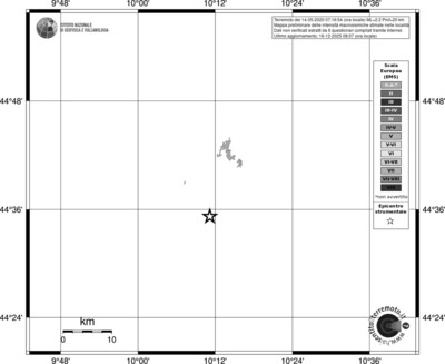 Mappa EMS - territori località